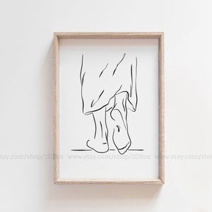Follow Jesus | Jesus Christ Line Art | Christian Wall Art | Religious Modern Artwork | Minimalist | Abstract | Easter Prints | Easter Decor