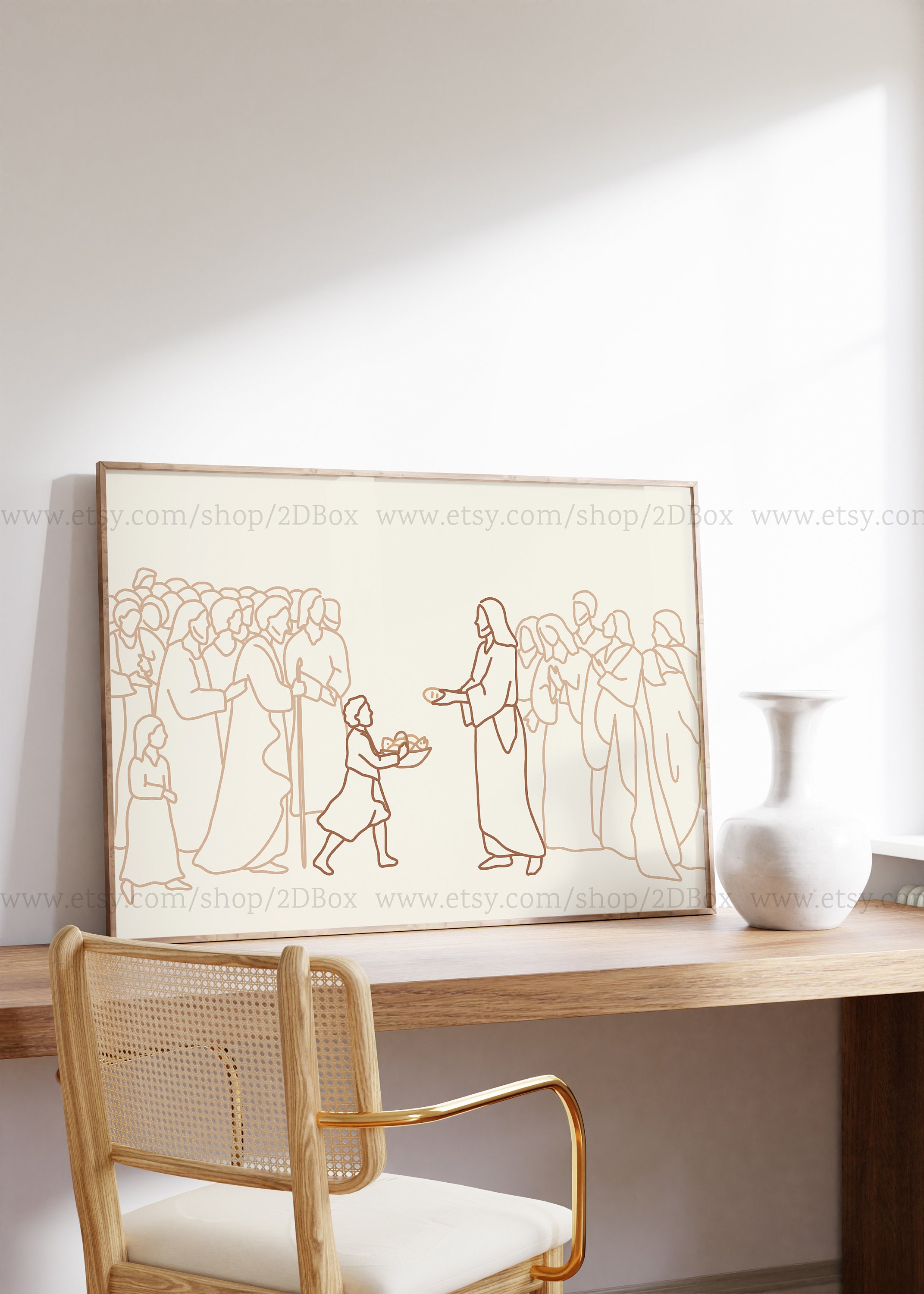 Miracle of the Loaves and Fishes Feeding the Multitude Etsy