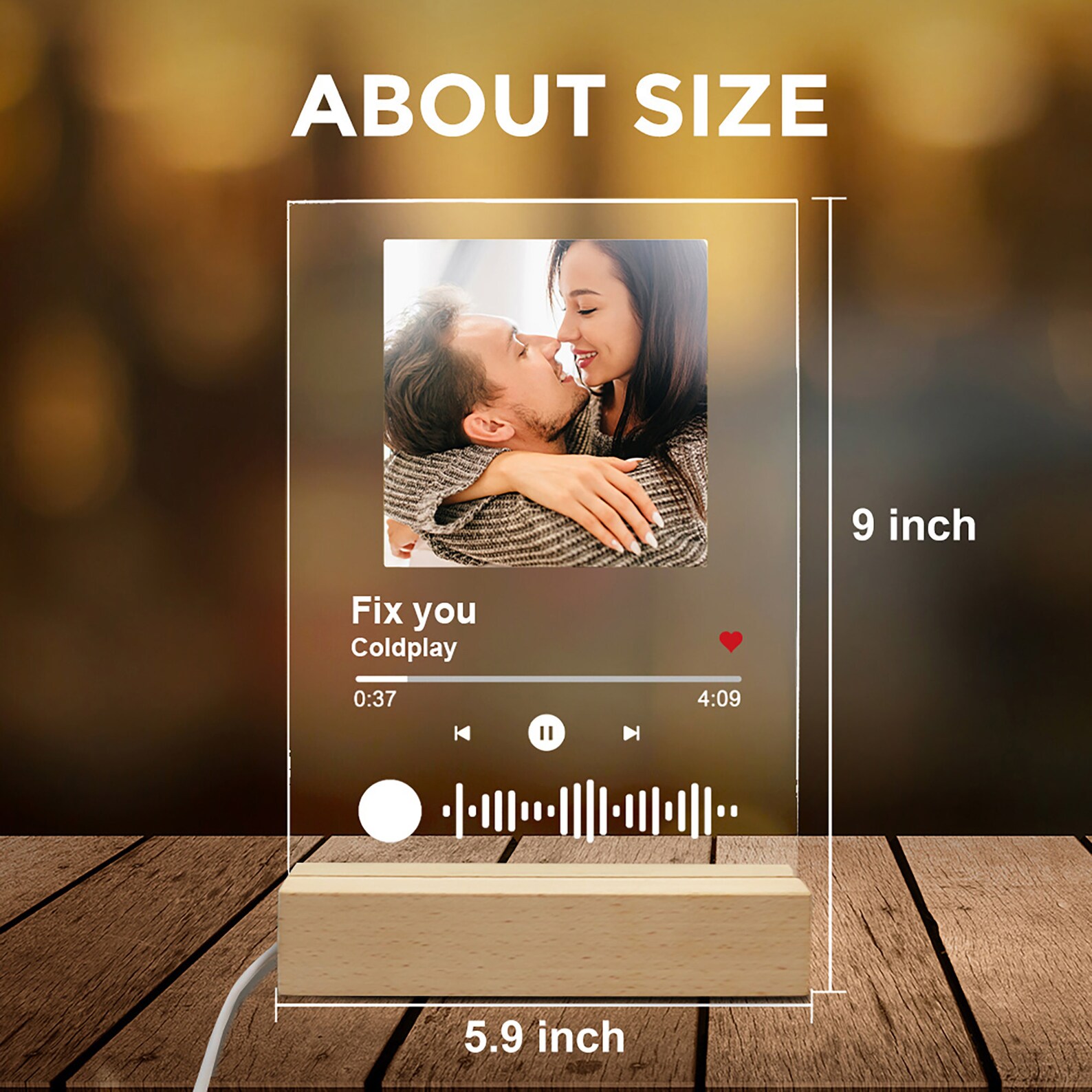 Personalized Acrylic Song Custom Album Cover Music Plaque With Etsy