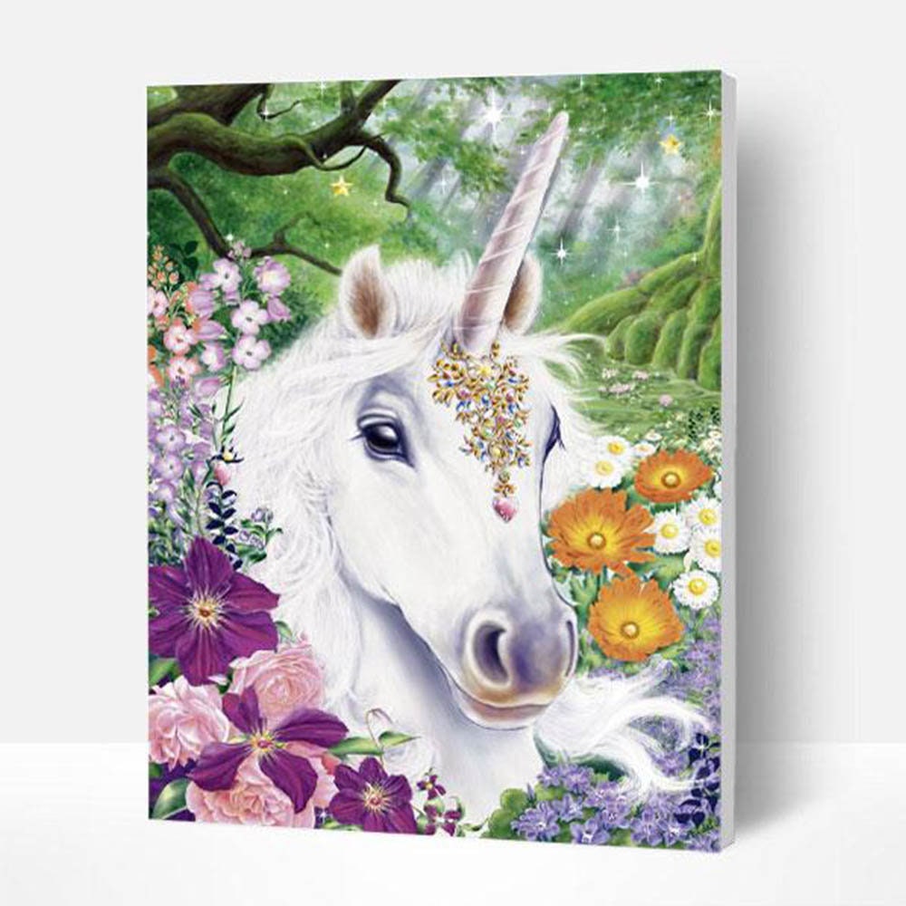 Paint By Numbers KitCute UnicornDiy Paint By NumberHandmade Etsy