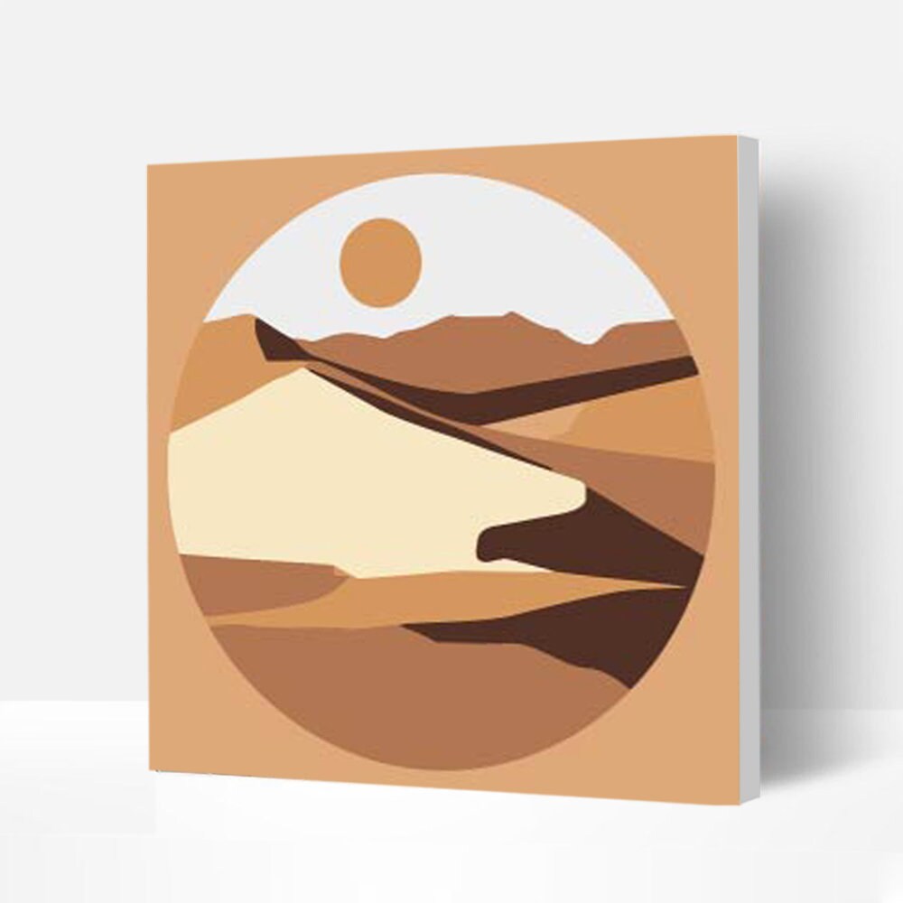 Paint By Numbers Kit For Kids or Beginners-Sun and | Etsy