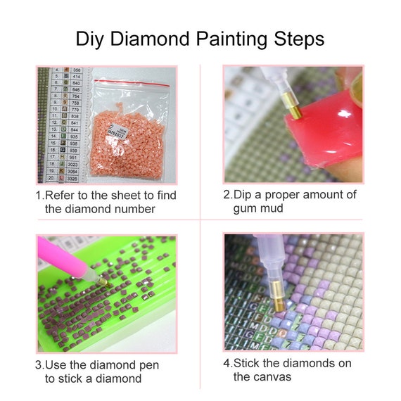 New Design DIY Craft Diamond Painting Tools for Adults 5D Diamond Painting Tools with One-Stop Kits Accessories 