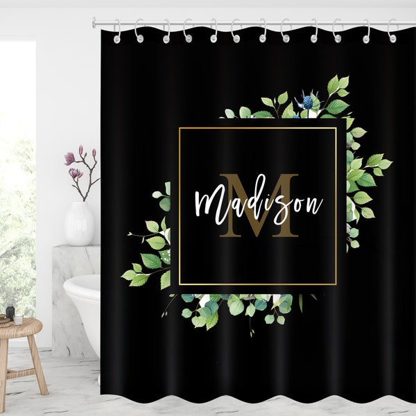Buy Monogrammed Shower Curtain Make Your Own