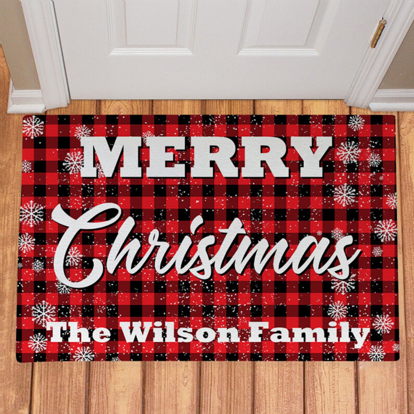 Custom Christmas Door Mat OutdoorCustom Door Mat Etsy
