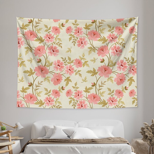 Floral Tapestry - Etsy
