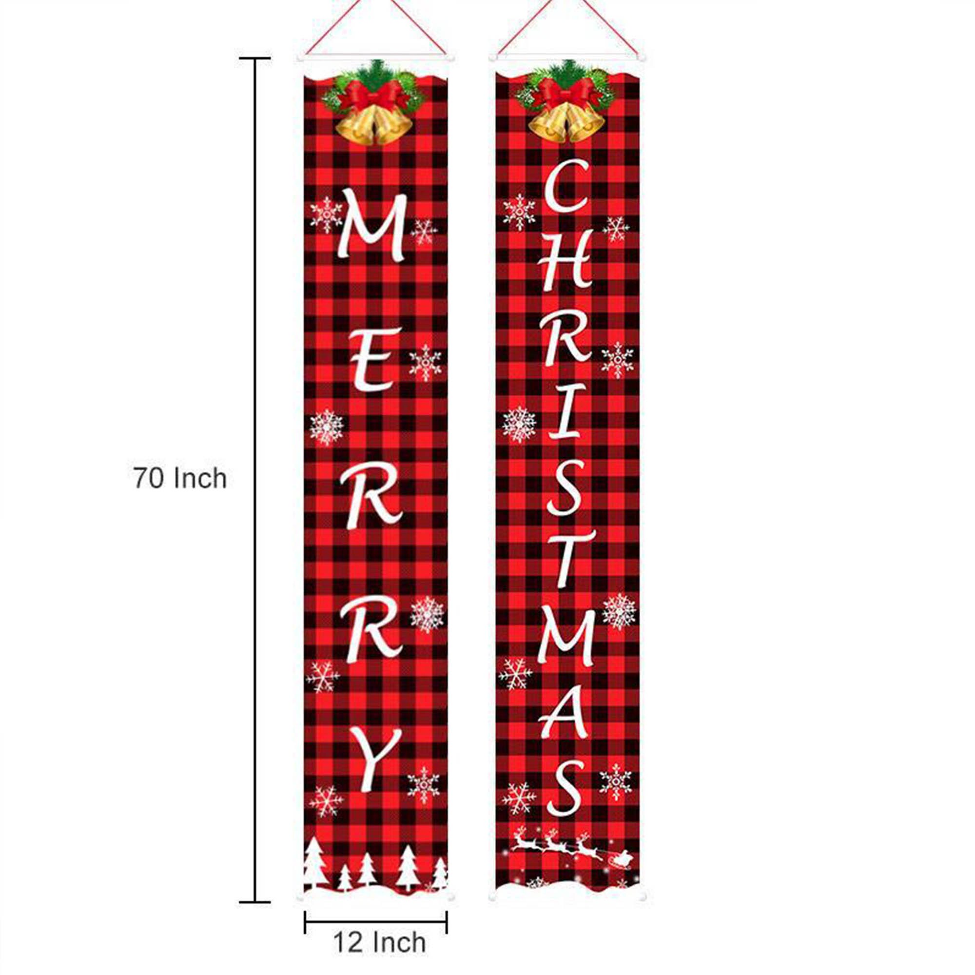 Outdoor Christmas Banner for Homechristmas Porch Signrustic Etsy