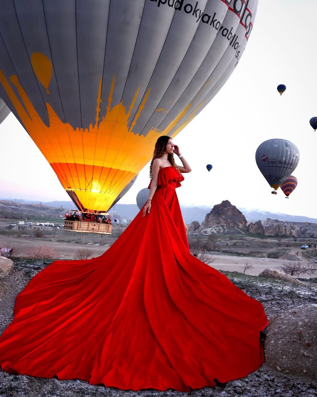 Long Flying Dress Flying Dress for Photoshoot Long Train Etsy
