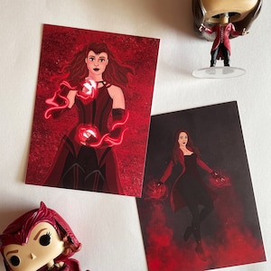 Trends International Marvel Comics - Scarlet Witch - Minimalist