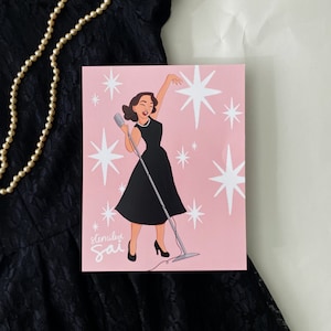 midge, the marvelous miss midge, vintage inspired, matte print