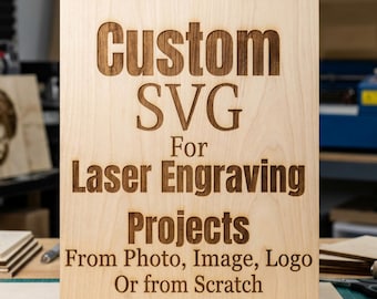 Fast Custom SVG & PNG Design, Logo Conversion, Photo to SVG Files, Personalized Vectorization Service (Digital)