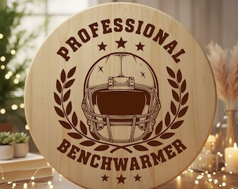 Football SVG File, Laser Engraving File for Wood Cutting Board  (Digital Download)