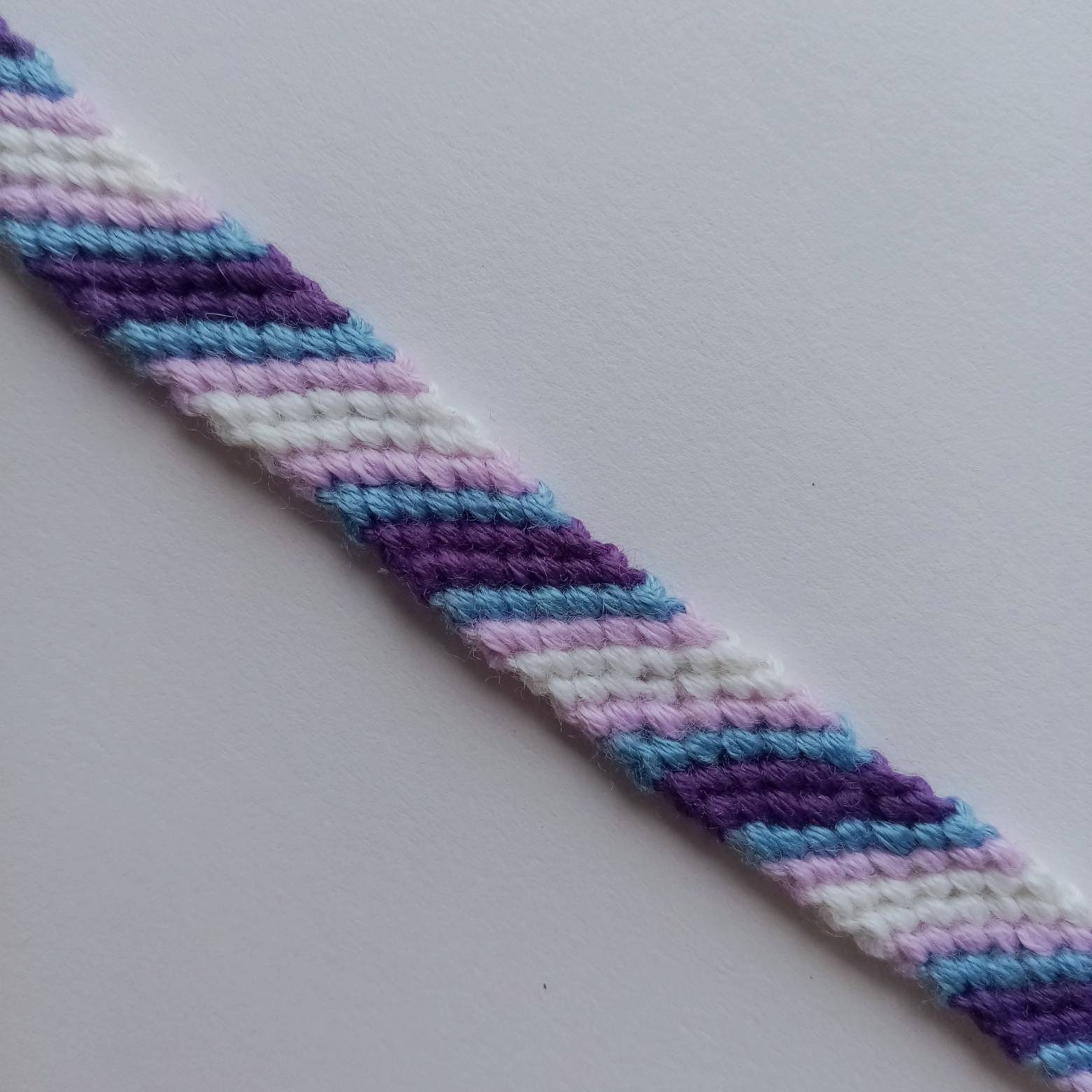 Candy stripe bracelet custom woven bracelet stripe Etsy