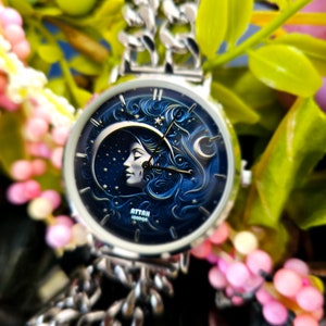 The Moon & Stars Chapter 4 -Women&#39;s Watch - Engraved Watch