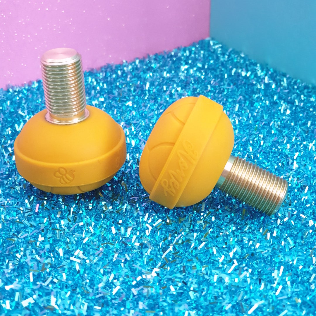 Roller Skate Toe Stops, Toe Stop for Roller Skate, Yellow Toe Stop, Toe