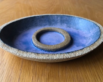 Oval Lavender Matt Soap Dish