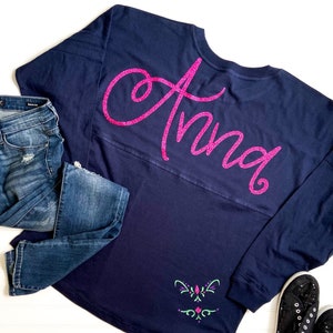 SIZE XL *CLEARANCE* | Anna Princess Jersey | Disney Frozen Jersey Shirt | For the First Time in Forever | Fantasyland