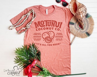 Motunui Coconut Co T-Shirt | Moana Disney Shirt | Disney Family Shirts