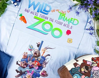 Zootopia Jersey | Wild and We Can’t Be Tamed | Funny Disney Family Trip Tee | Animal Kingdom Matching Vacation Shirt | Judy Hopps Jersey