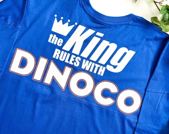 Pixar Cars Dinoco Character Jersey Cars The King Shirt Disney Pixar  Cars Land Lightning McQueen Jersey