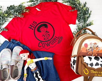 SIZE MED *CLEARANCE* | Toy Story Shirt | Jessie His Cowgirl | You've Got a Friend in Me | Disney Family Shirts | Couples Shirt