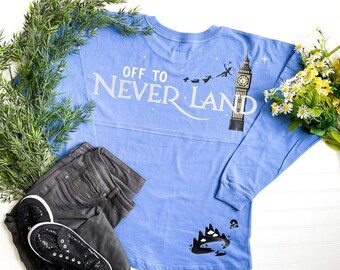 Off to Neverland Jersey | Disney Peter Pan Jersey Shirt | You can fly |