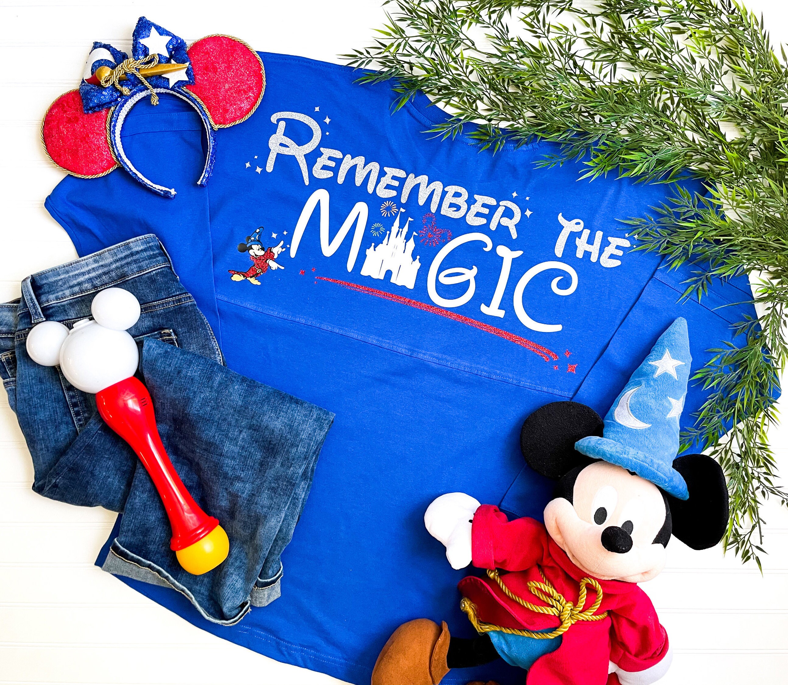 Remember the Magic Disney Jersey Sorcerer Mickey Disney Etsy