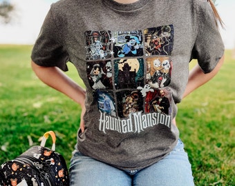 Haunted Mansion T-Shirt | Vintage Disney Shirt | Foolish Mortals | Mickey and Friends Haunted Mansion | Halloween Party Shirt |