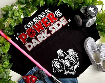 Star Wars Dark Side Jersey | Star Wars Sith Disney Jersey | Galaxy's Edge Jersey Shirt | Follow the Dark Side | May the Fourth