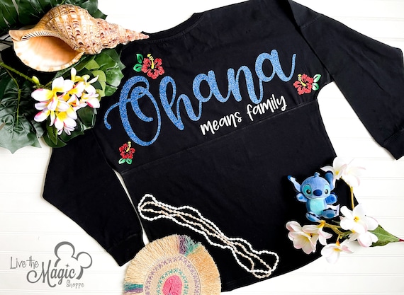 Ohana Means Family | Lilo and Stitch Jersey Shirt | Disney Aulani Family Vacation