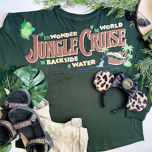 Disney Jungle Cruise Jersey Shirt | Backside of Water Shirt | Disney Adventureland Shirt | Disney Attraction | Jungle Navigation Company