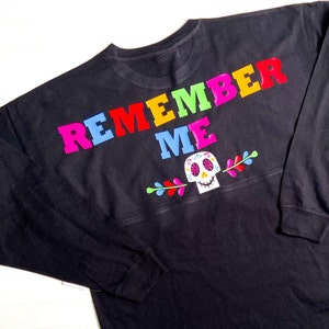 Coco Miguel Remember Me Day of the Dead Inspired Jersey Shirt Disney World Disneyland Jersey Shirt