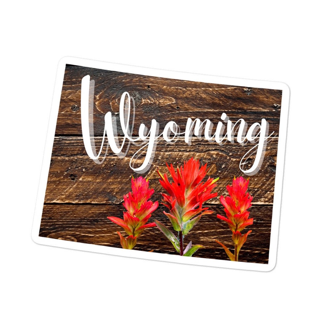 Wyoming State Flower Sticker Wyoming Stickers Indian - Etsy