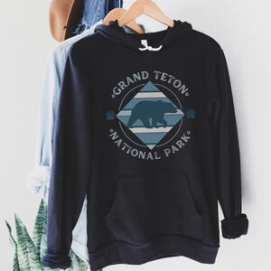 Grand Teton National Park Hoodie, National Park Hoodies, Grand Teton Shirt, Grand Teton Camping Tee, Grand Teton Hiking Shirts