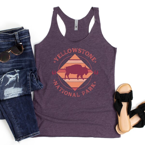 Women's Yellowstone National Park Tank Etsy