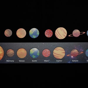 Sonnensystem Holzpuzzle aus Holz Montessori Spielzeug zappeln Planeten Montessori Bunte erste Geburtstagsgeschenk Hausarbeit Diagramm für Kinder