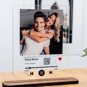 Spotify - Placa personalizada para álbum de fotos, lista de reproducción,  marco de fotos personalizado, regalos personalizados para el día del padre