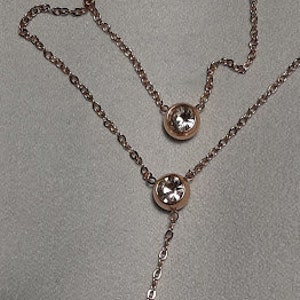 Delicate Layered Necklace Cubic Zirconia pendant Delicate Layering Jewelry Dainty necklace gold jewelry gift for her birthday Gold Chain
