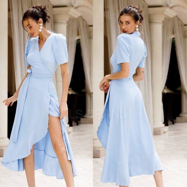 Light Blue Wedding Dress - Etsy