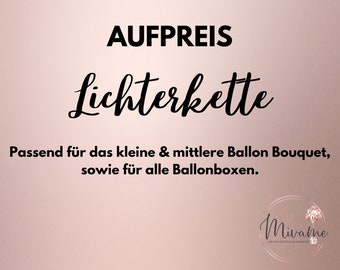 Aufpreis Lichterkette