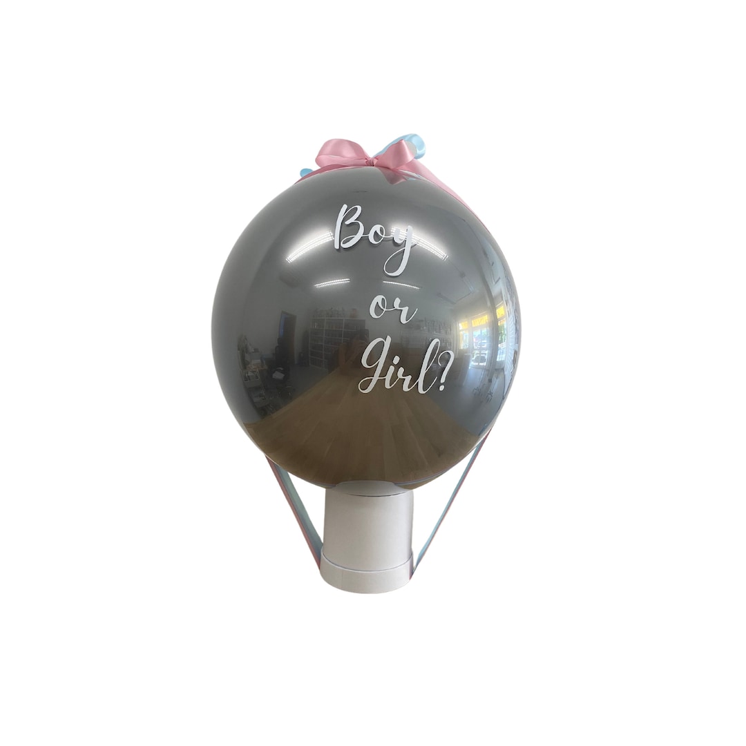 Gender Reveal Balloon Box Gender Reveal Balloon Baby Party Etsy