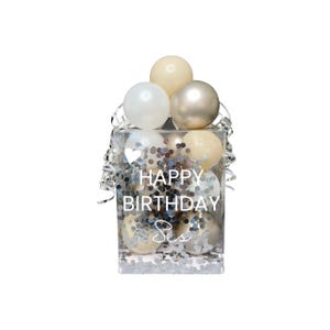 Geschenkidee für jeden Anlass, Personalisierte Geschenkbox mit Ballons
