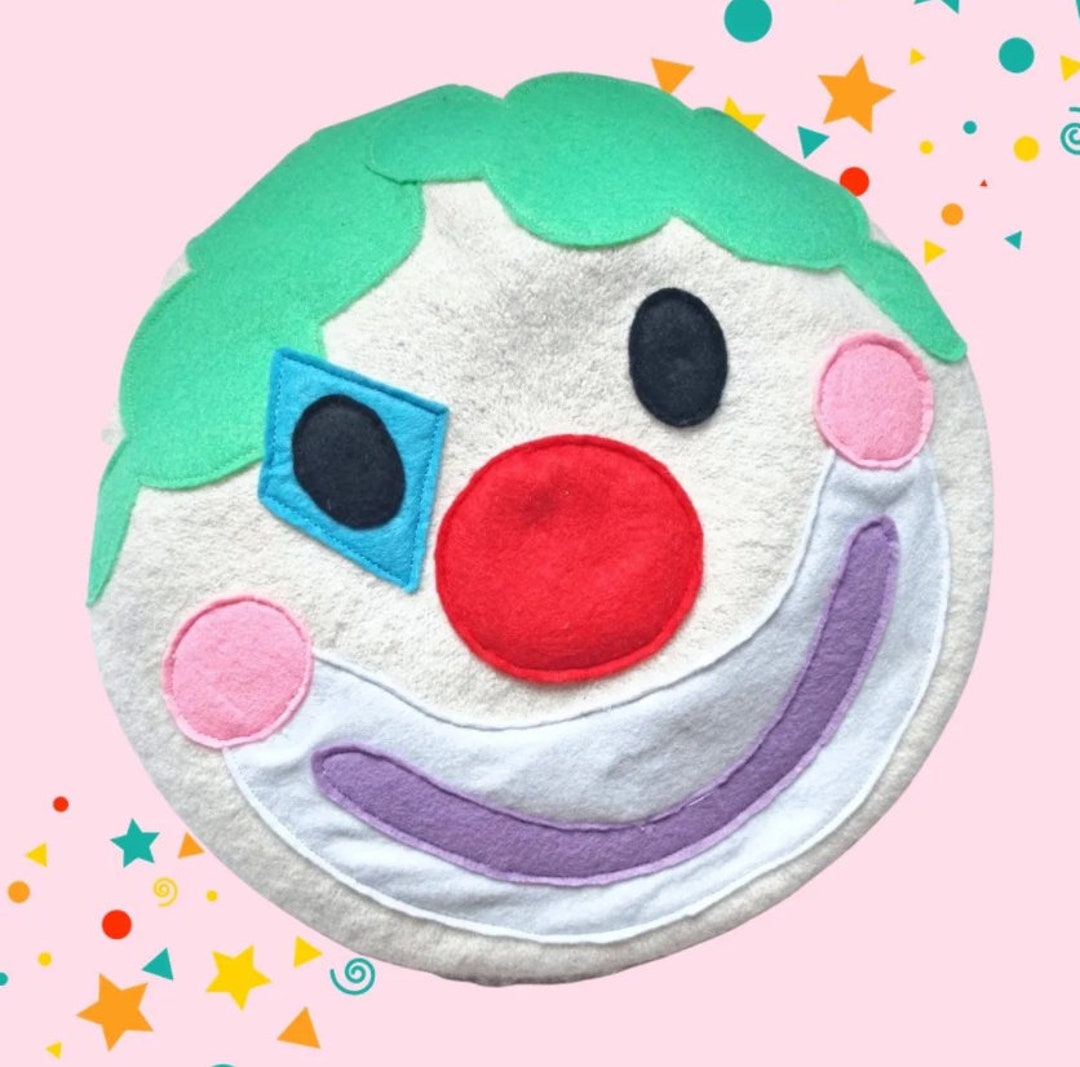 Clowncore Clown Beret Hat Novelty Kidcore Fun Beret Clown Circus Beret