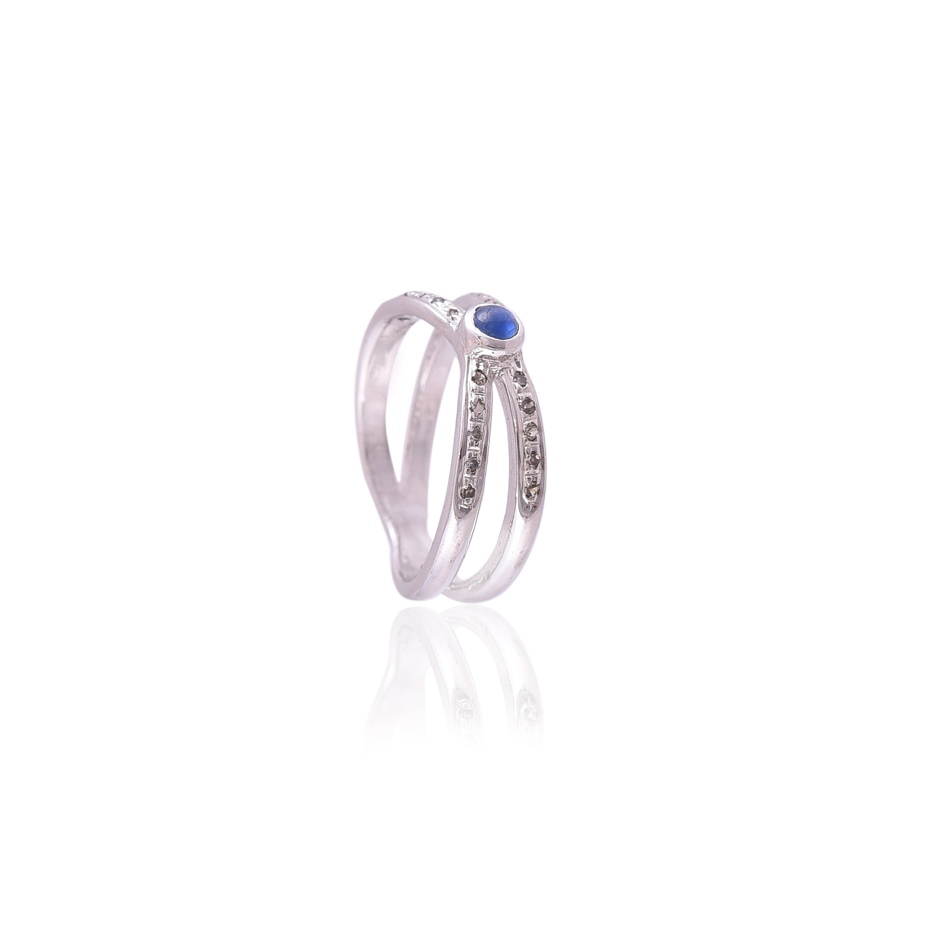 silver sapphire ring silver sapphire ring