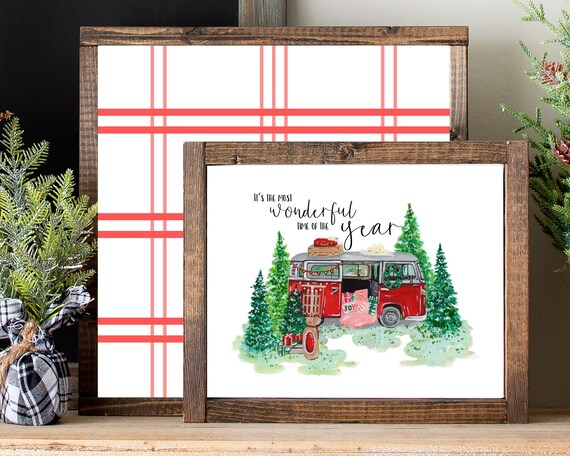 Printable Christmas Farmhouse Sign Printable Christmas Wall - Etsy