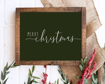 Impressão de Natal, decoração de parede de Feliz Natal, placa de Natal da fazenda, decoração de lareira de Natal, placa de camadas de Natal, impressão rústica de férias
