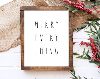 Impressão de Natal, decoração de parede de Feliz Natal, placa de Natal da fazenda, decoração de lareira de Natal, placa de camadas de Natal, impressão rústica de férias
