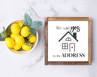 Realtor sign print, Real estate sign, Real estate print, New home sign, Sold sign for realtor, Yes to the address sign, Realtor office print