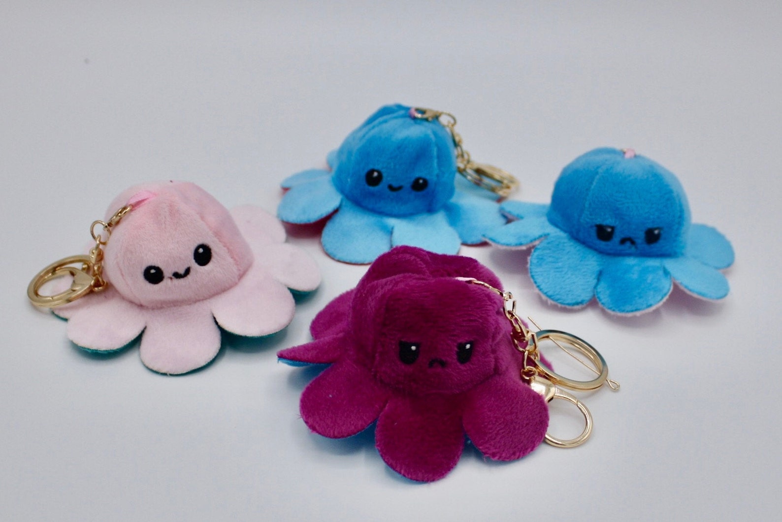 octopus keychain pop it
