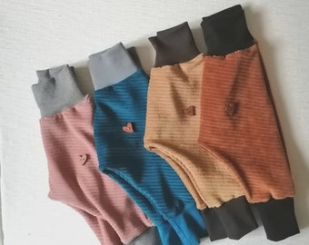 Pumphose aus Cordjersey in mehreren Farben, Größe 56,62,68,74,80,86,92