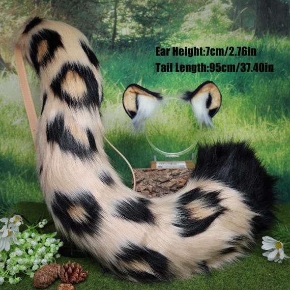 Lot De 3 Bandeaux Oreilles De Chat En Peluche – Tigre, Vache, Léopard – Cosplay Et Fêtes